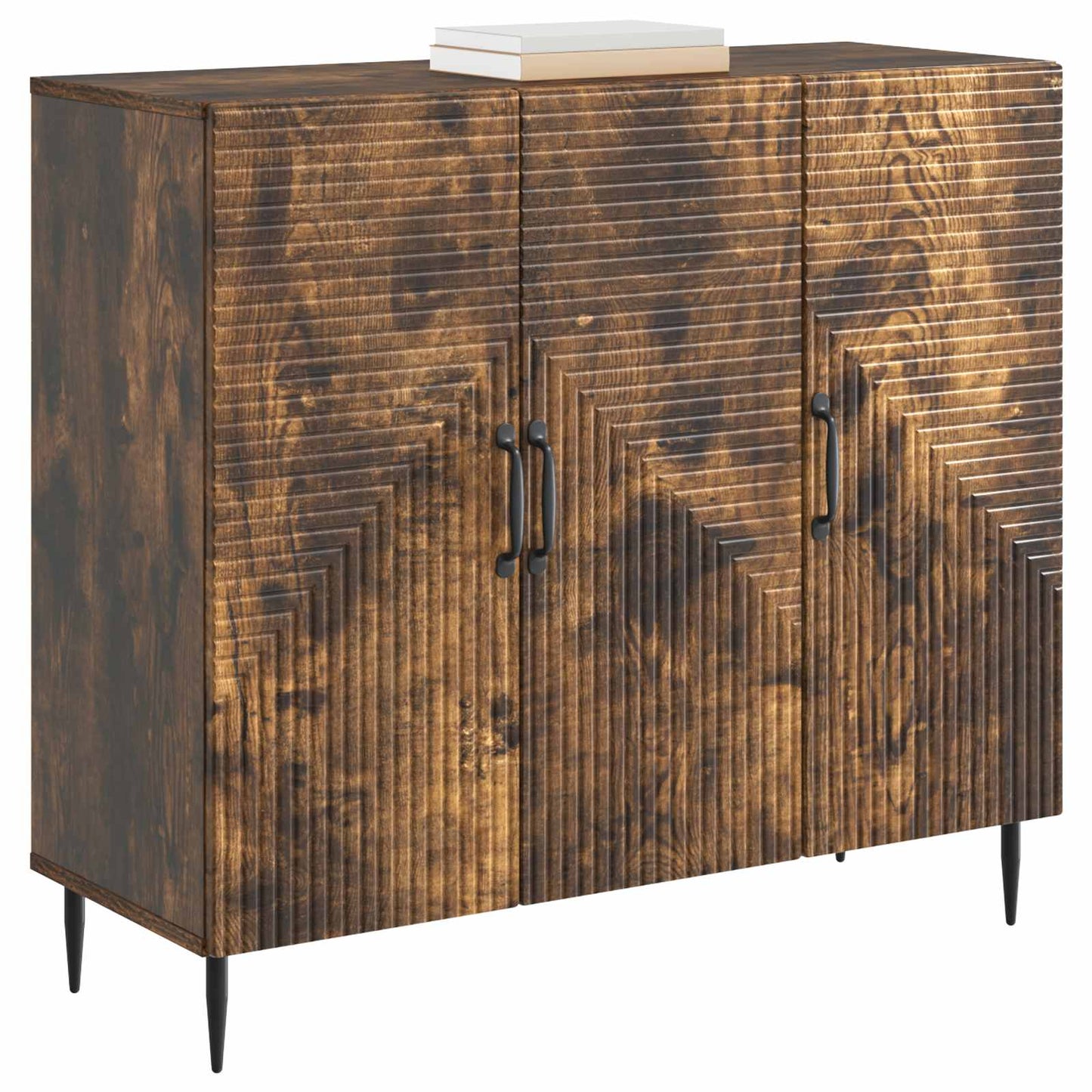 Serviesskap Røkt Eik 89 x 34,5 x 80 cm Konstruert tre