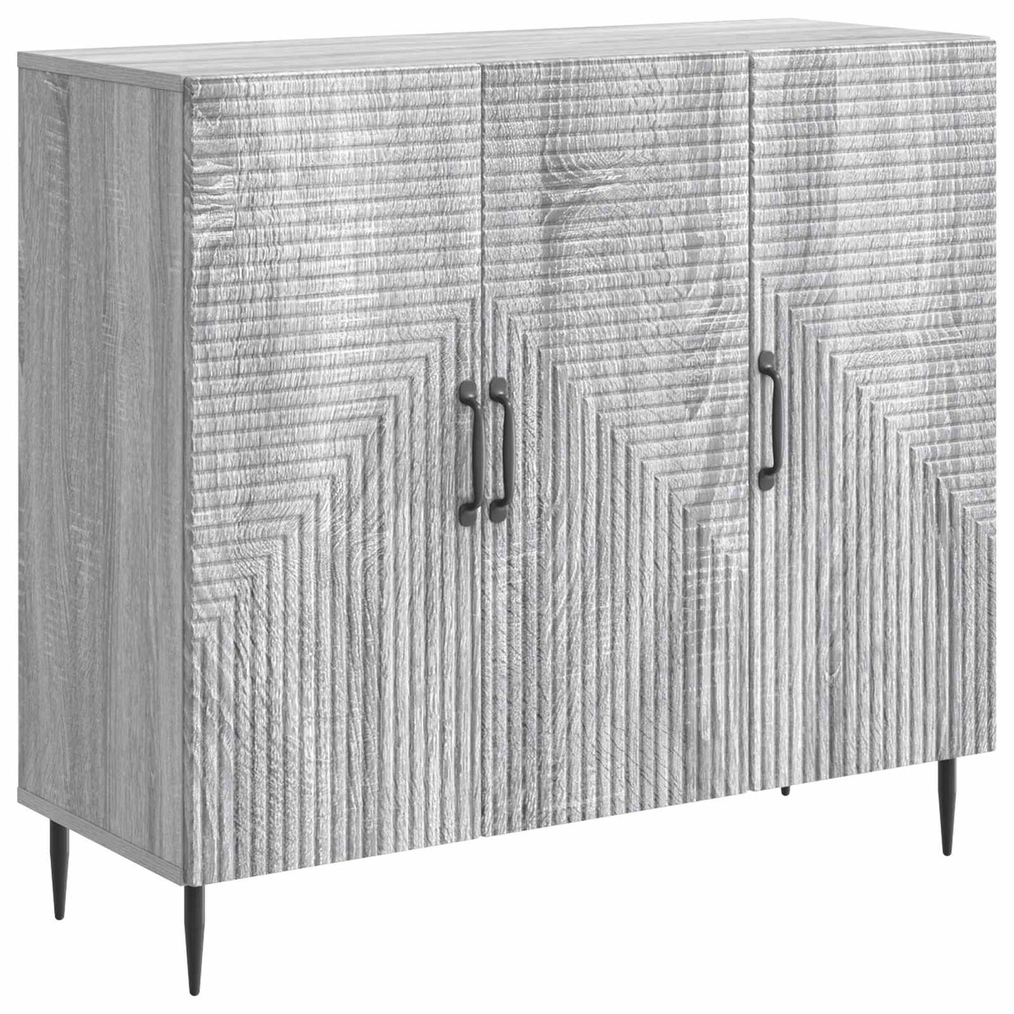Serviesskap Grå sonoma 89 x 34,5 x 80 cm Konstruert tre