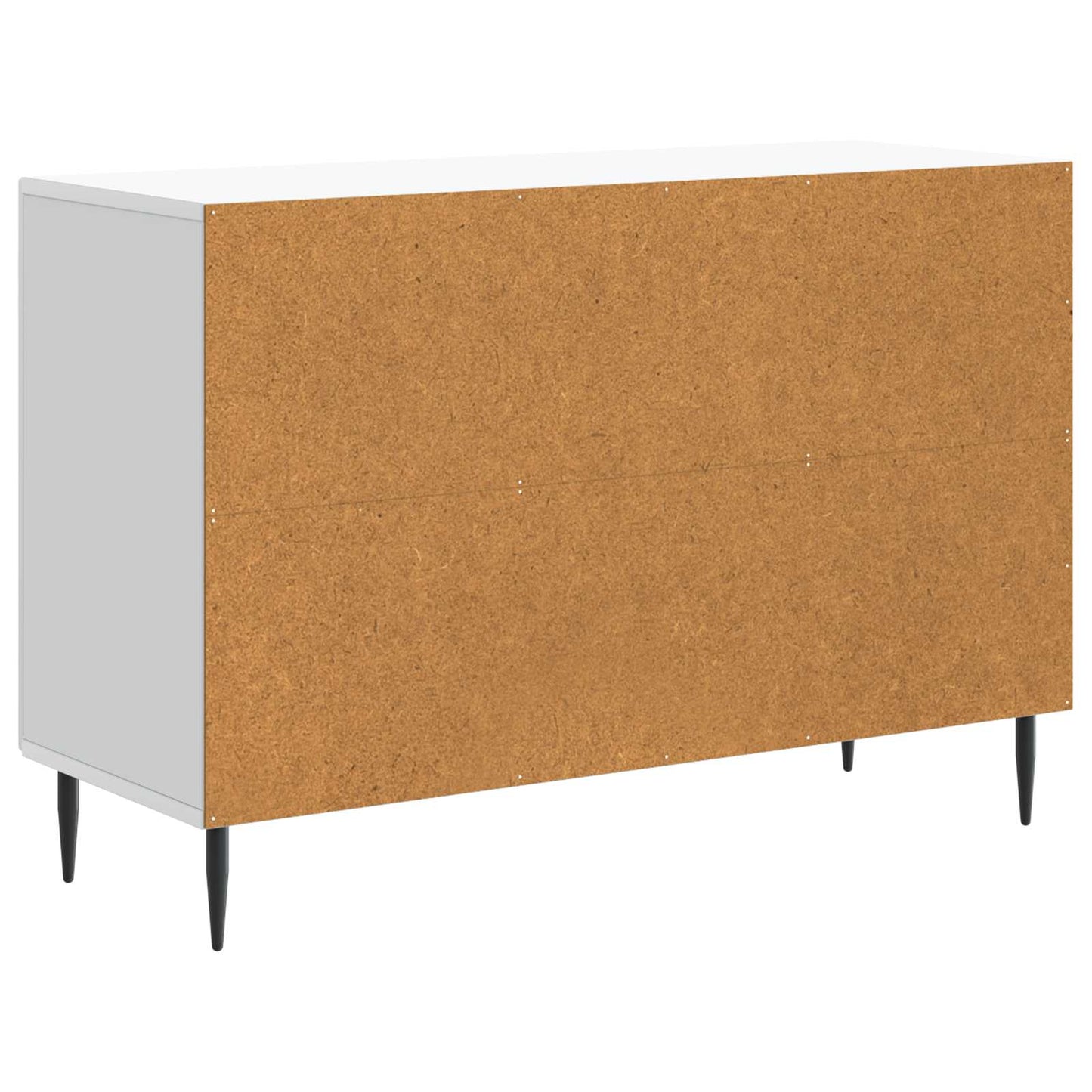 Serviesskap med skuff Hvit 89 x 34,5 x 60 cm Konstruert tre