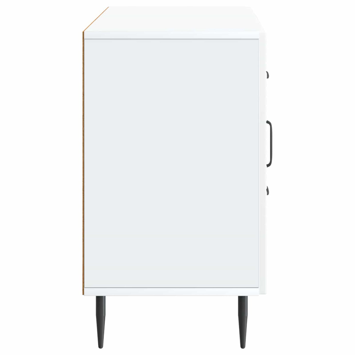 Serviesskap med skuff Hvit 89 x 34,5 x 60 cm Konstruert tre