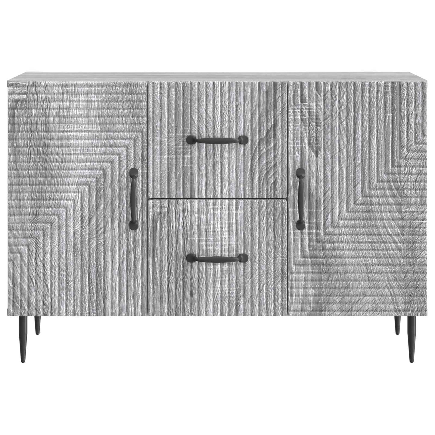 Serviesskap Grå sonoma 89 x 34,5 x 60 cm Konstruert tre