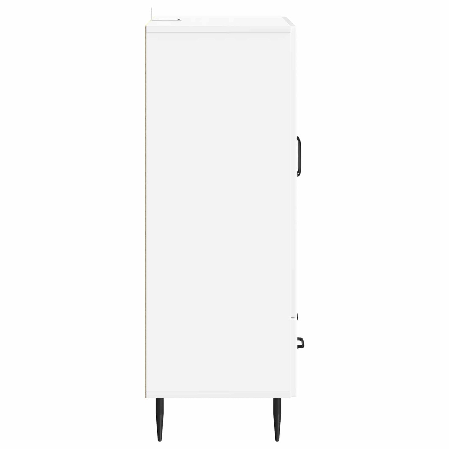Serviesskap Høgglans hvit 66 x 34,5 x 95 cm Konstruert tre