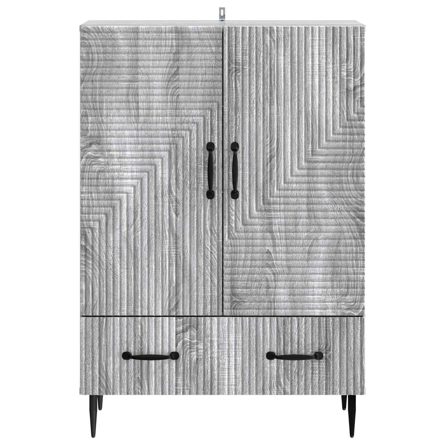 Serviesskap Grå sonoma 66 x 34,5 x 95 cm Konstruert tre