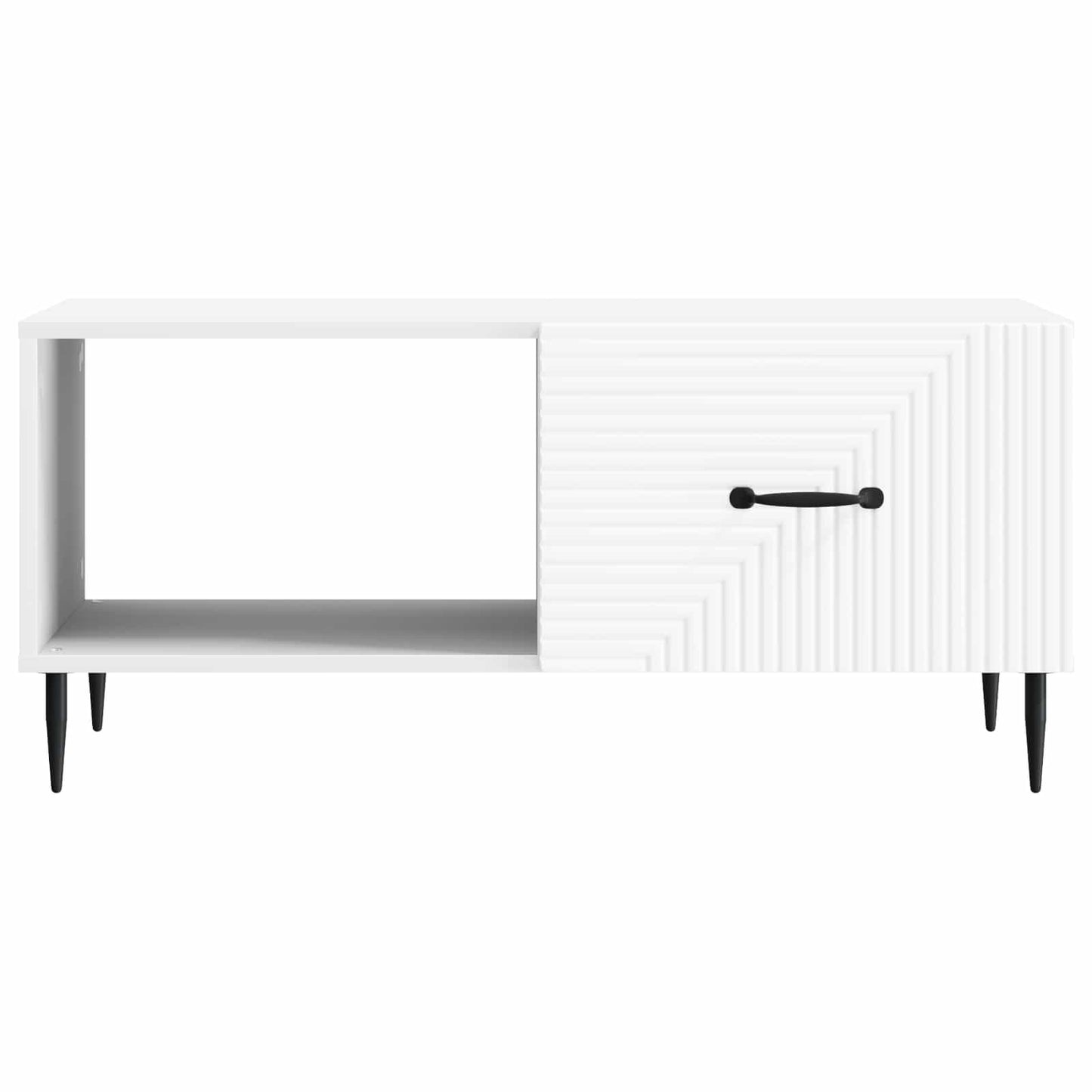 Kaffebord Hvit 90 x 50 x 40 cm Konstruert tre