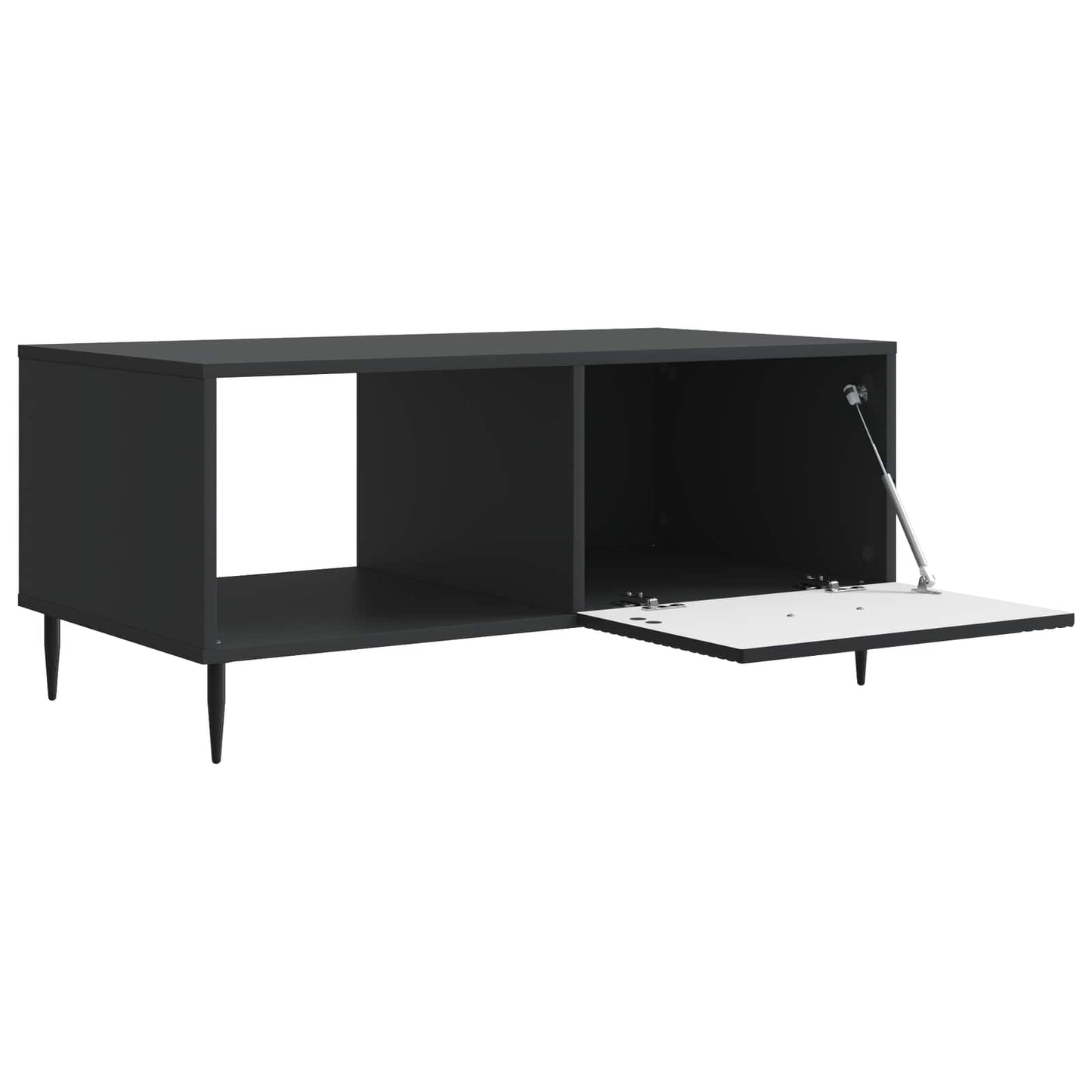 Kaffebord Svart 90 x 50 x 40 cm Konstruert tre