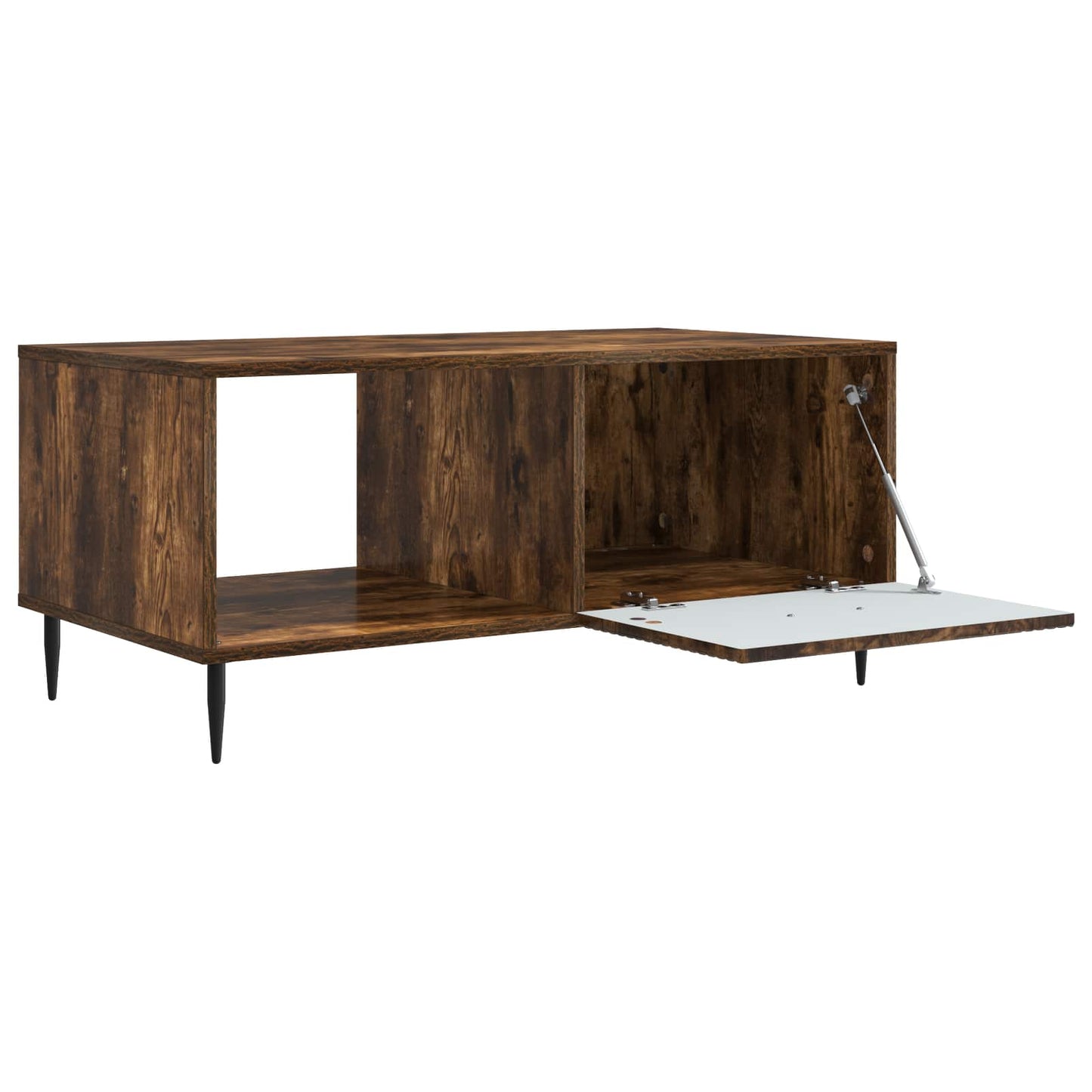 Kaffebord Røkt Eik 90 x 50 x 40 cm Konstruert tre