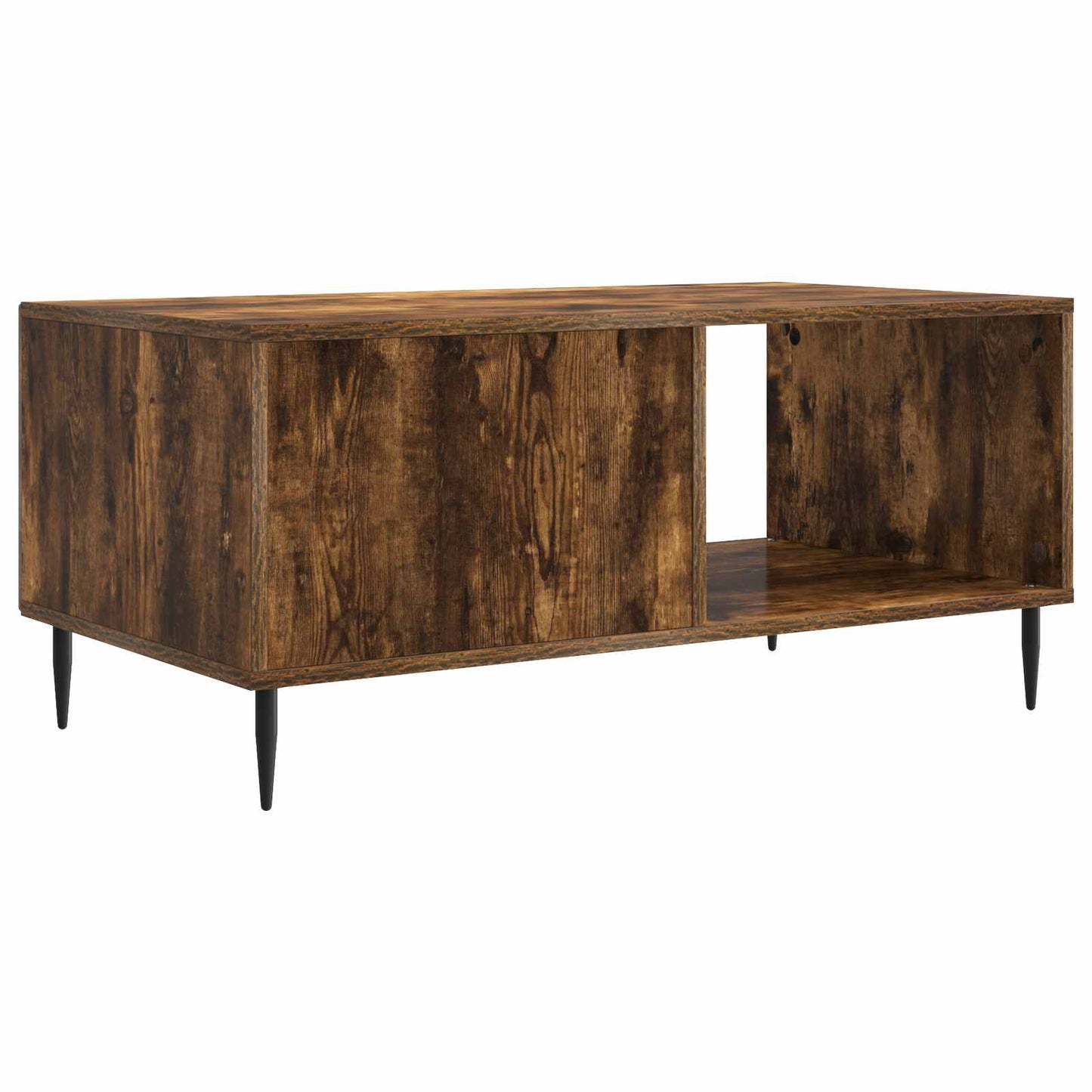 Kaffebord Røkt Eik 90 x 50 x 40 cm Konstruert tre