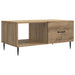 Kaffebord Artisan eik 90 x 50 x 40 cm Konstruert tre