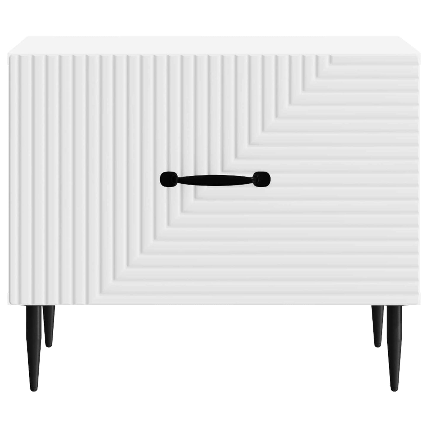 Kaffebord med skuff Hvit 49 x 50 x 40 cm Konstruert tre