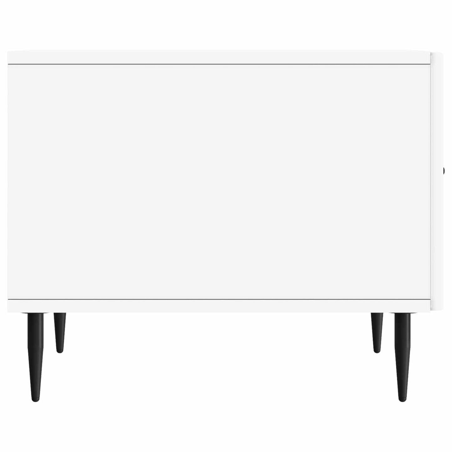 Kaffebord med skuff Hvit 49 x 50 x 40 cm Konstruert tre