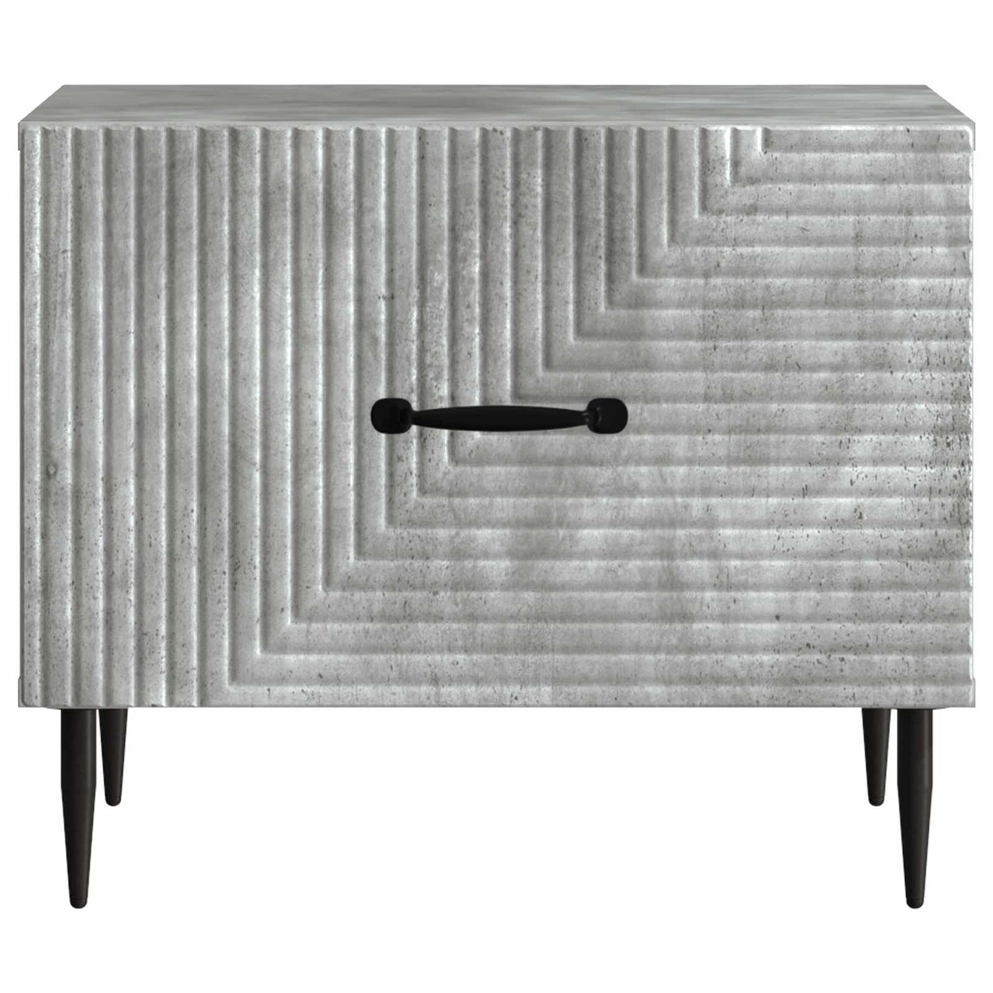 Kaffebord med skuff Betonggrå 49 x 50 x 40 cm Konstruert tre