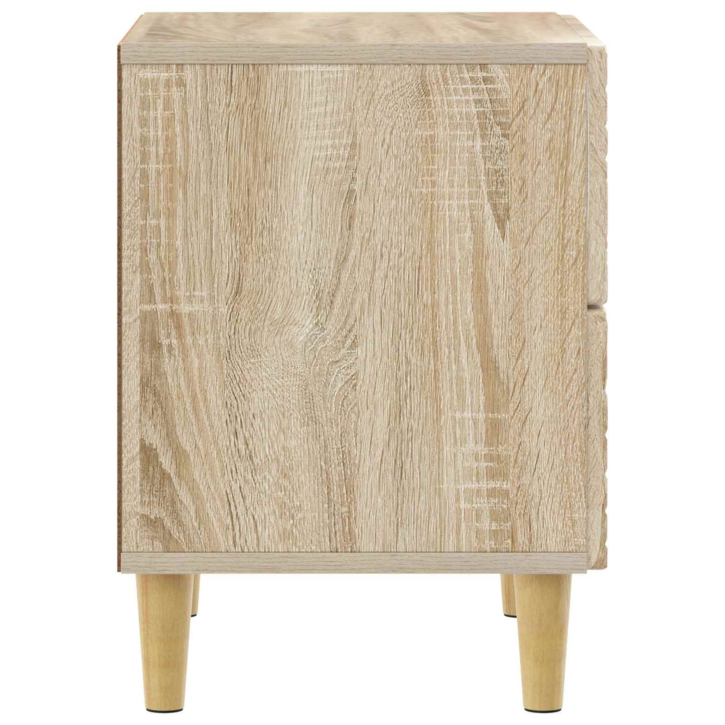 Nattbord 2 pcs Sonoma eik 43 x 34,5 x 48 cm Konstruert tre