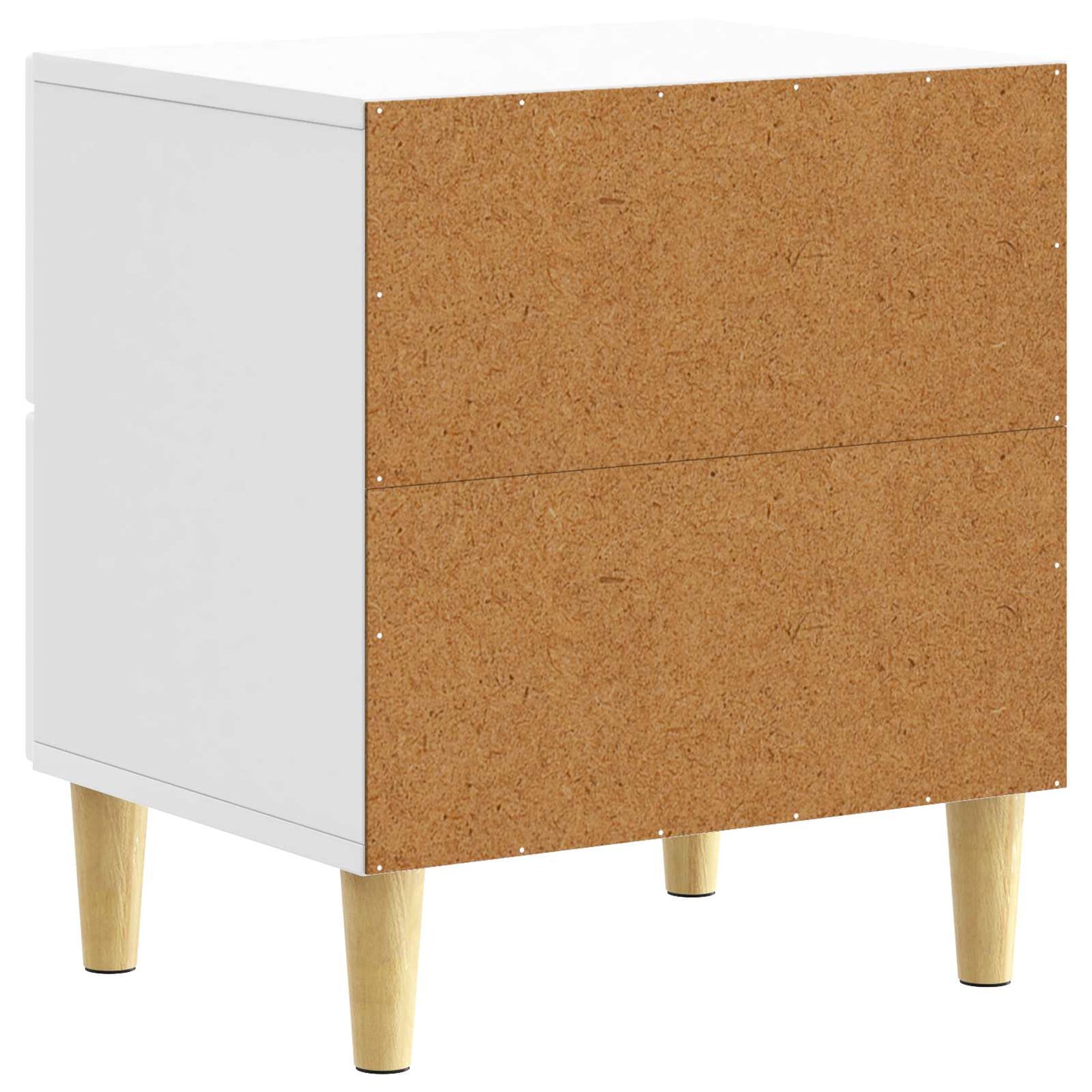 Nattbord Høgglans hvit 43 x 34,5 x 48 cm Konstruert tre