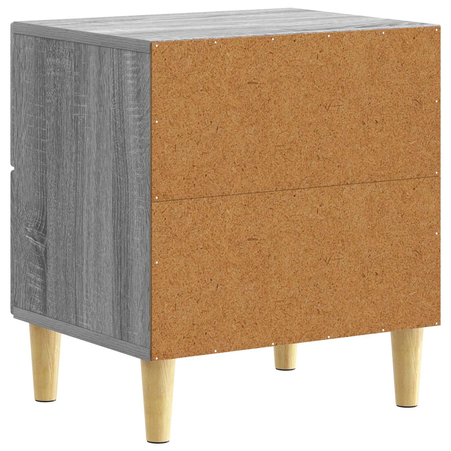 Nattbord 2 pcs Grå Sonoma 43 x 34,5 x 48 cm Konstruert tre