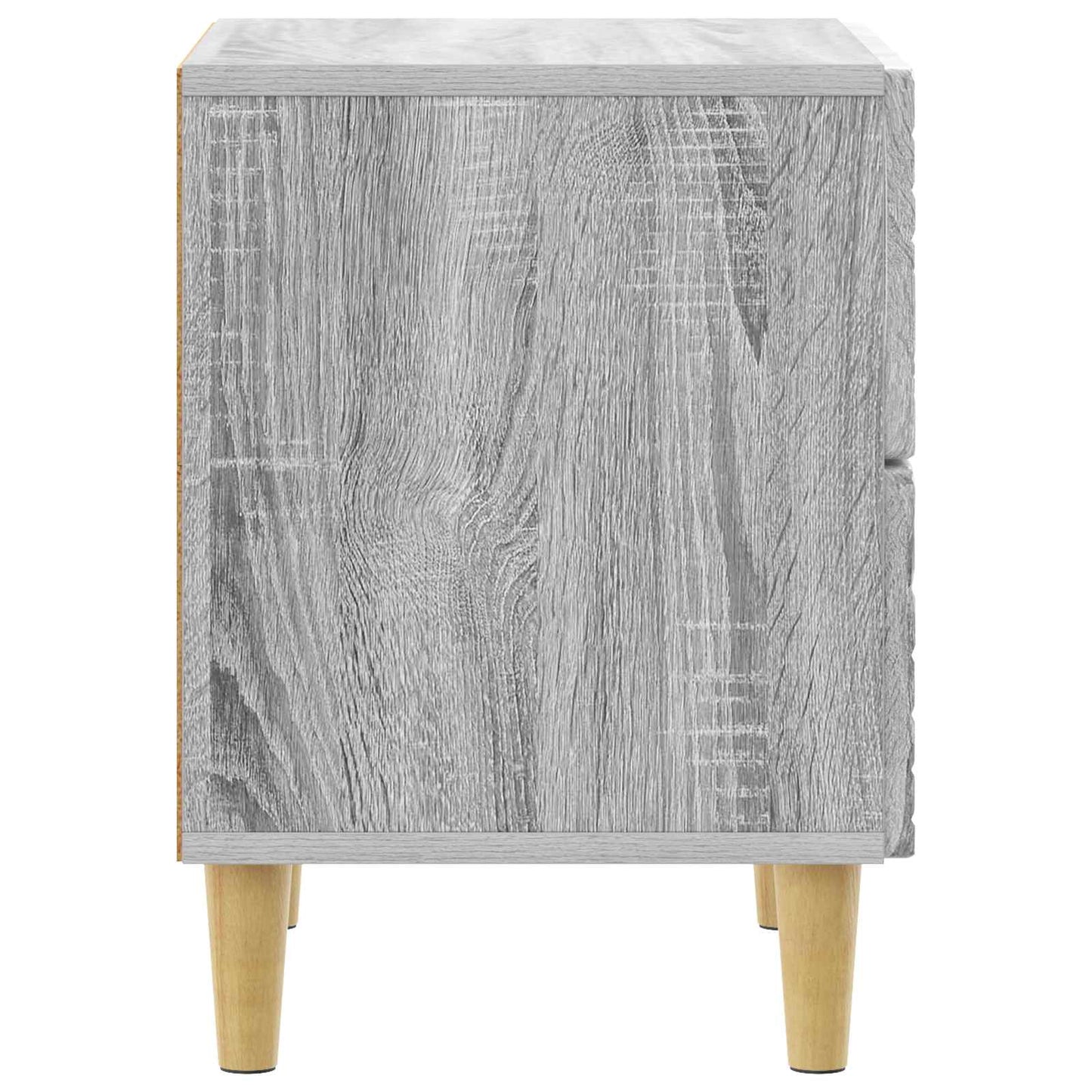 Nattbord 2 pcs Grå Sonoma 43 x 34,5 x 48 cm Konstruert tre
