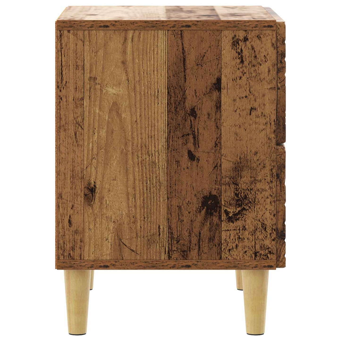 Nattbord Gammelt tre 43 x 34,5 x 48 cm Konstruert tre
