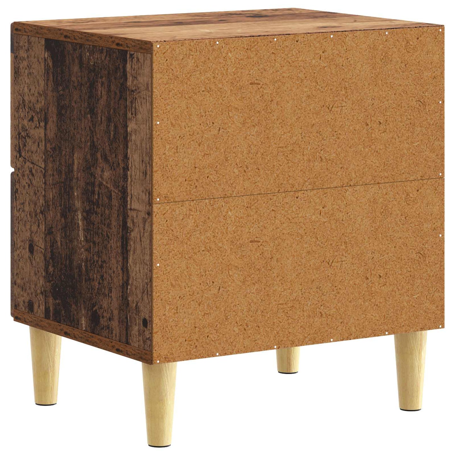 Nattbord 2 pcs Gammelt tre 43 x 34,5 x 48 cm Konstruert tre