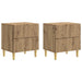 Nattbord 2 stk. Artisan eik 43 x 34,5 x 48 cm Konstruert tre