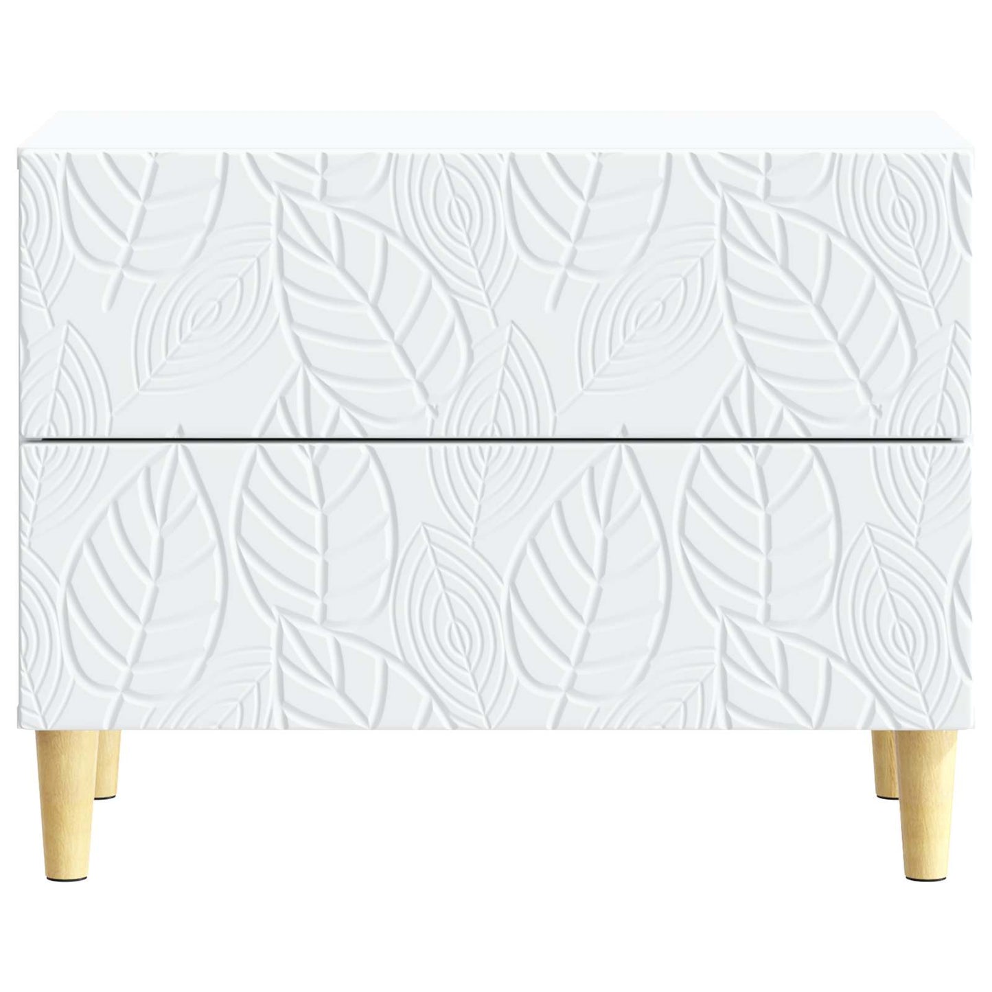 Nattbord Hvit 62 x 34,5 x 48 cm Konstruert tre