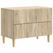 Nattbord Sonoma eik 62 x 34,5 x 48 cm Konstruert tre