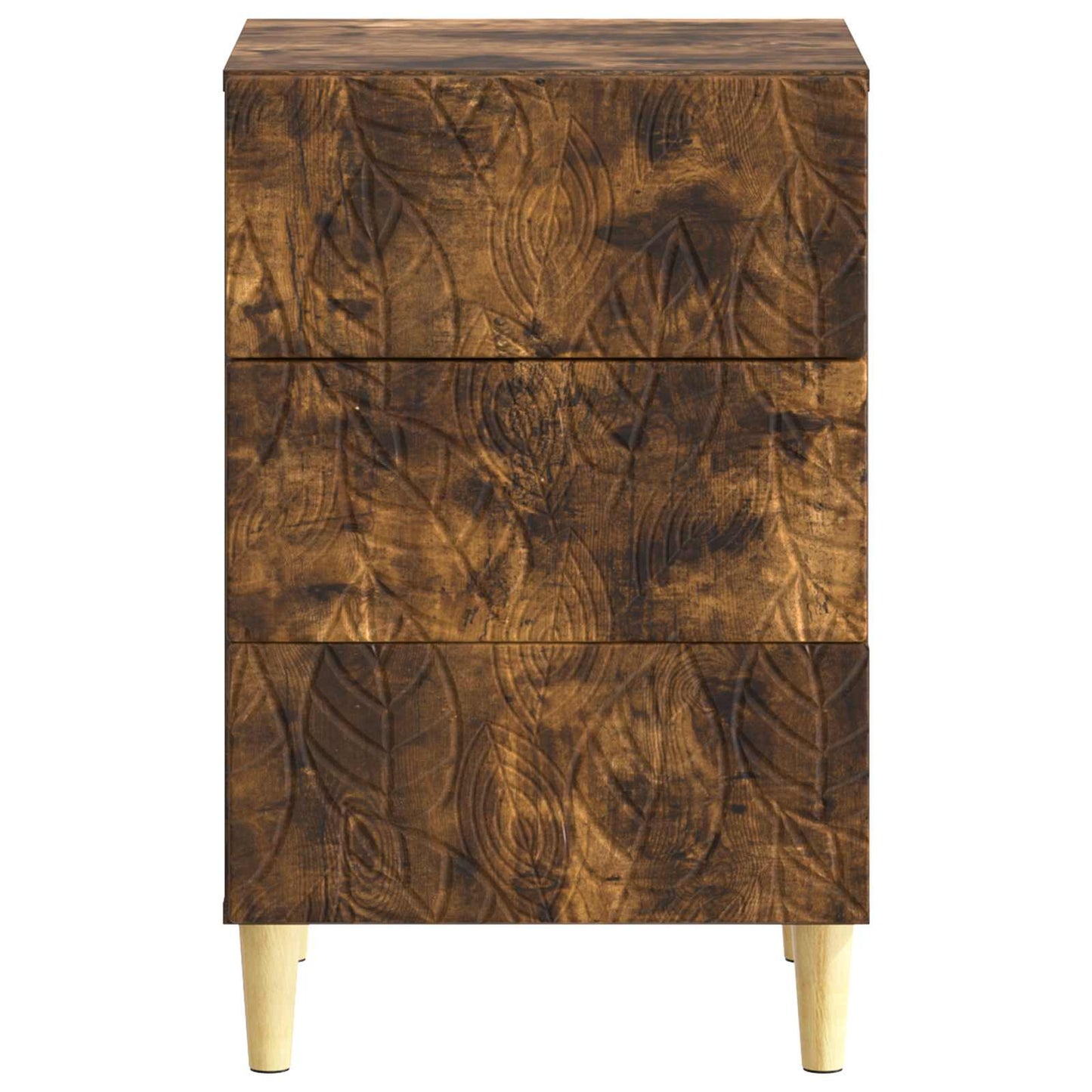 Nattbord Røkt Eik 43 x 39,5 x 66,5 cm Konstruert tre