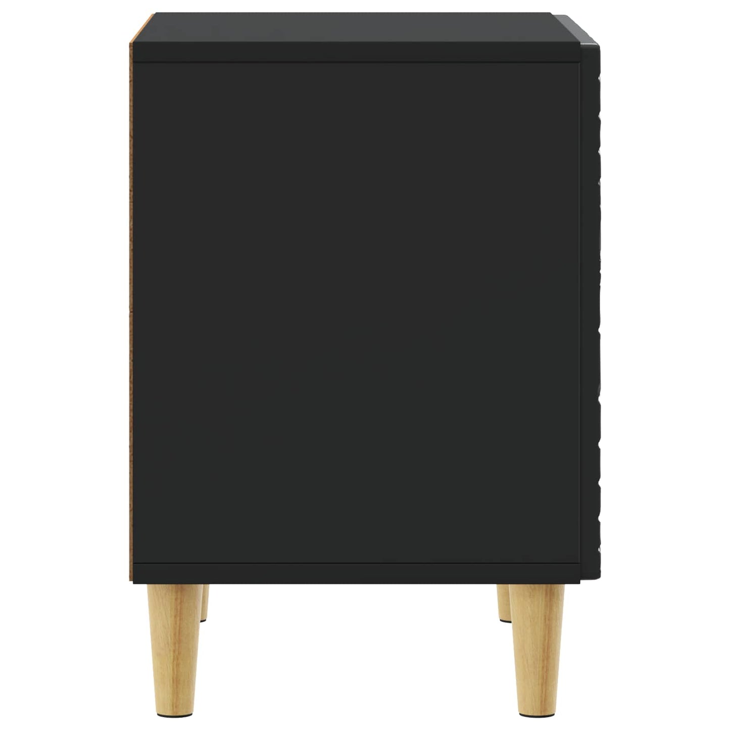 Nattbord Svart 43 x 34,5 x 50 cm Konstruert tre