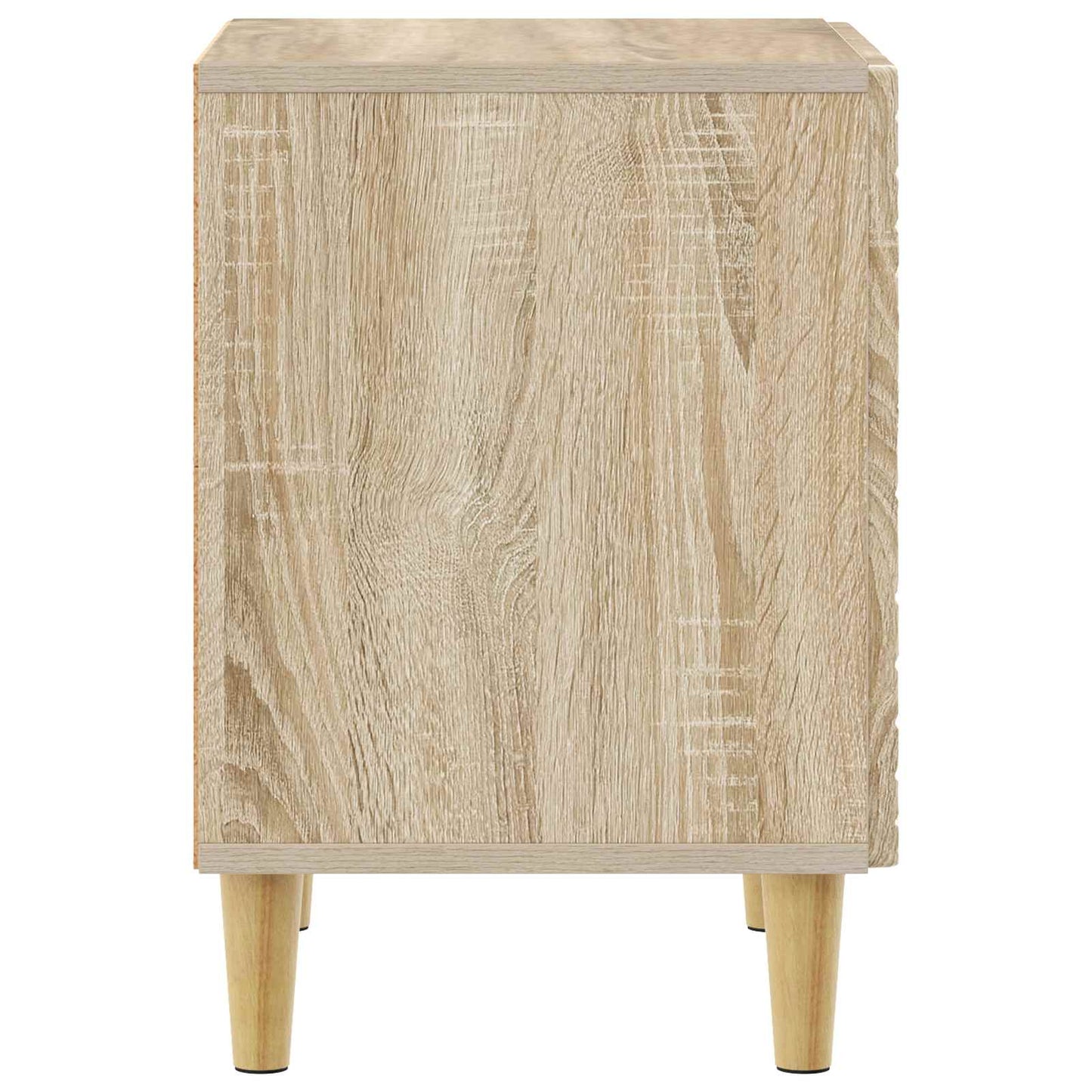 Nattbord 2 pcs Sonoma eik 43 x 34,5 x 50 cm Konstruert tre