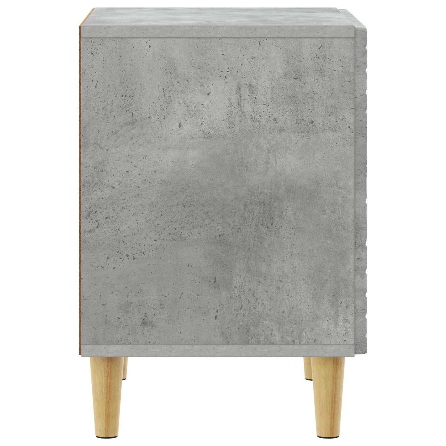 Nattbord Betonggrå 43 x 34,5 x 50 cm Konstruert tre