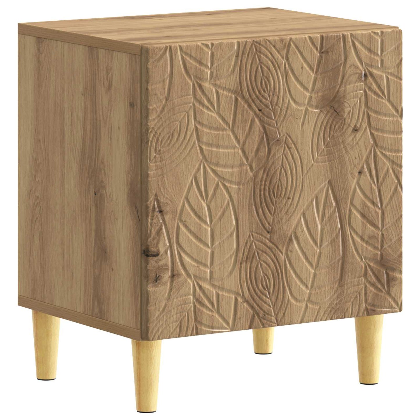 Nattbord 2 pcs Artisan eik 43 x 34,5 x 50 cm Konstruert tre