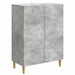 Serviesskap Betonggrå 66 x 34,5 x 90 cm Konstruert tre
