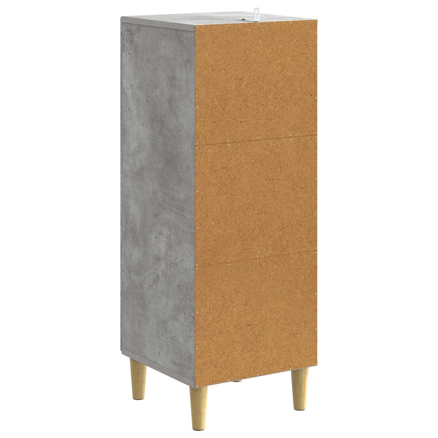 Serviesskap Betonggrå 33 x 34,5 x 90 cm Konstruert tre