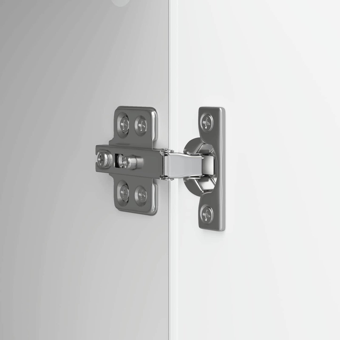 Serviesskap Høgglans hvit 33 x 34,5 x 90 cm Konstruert tre