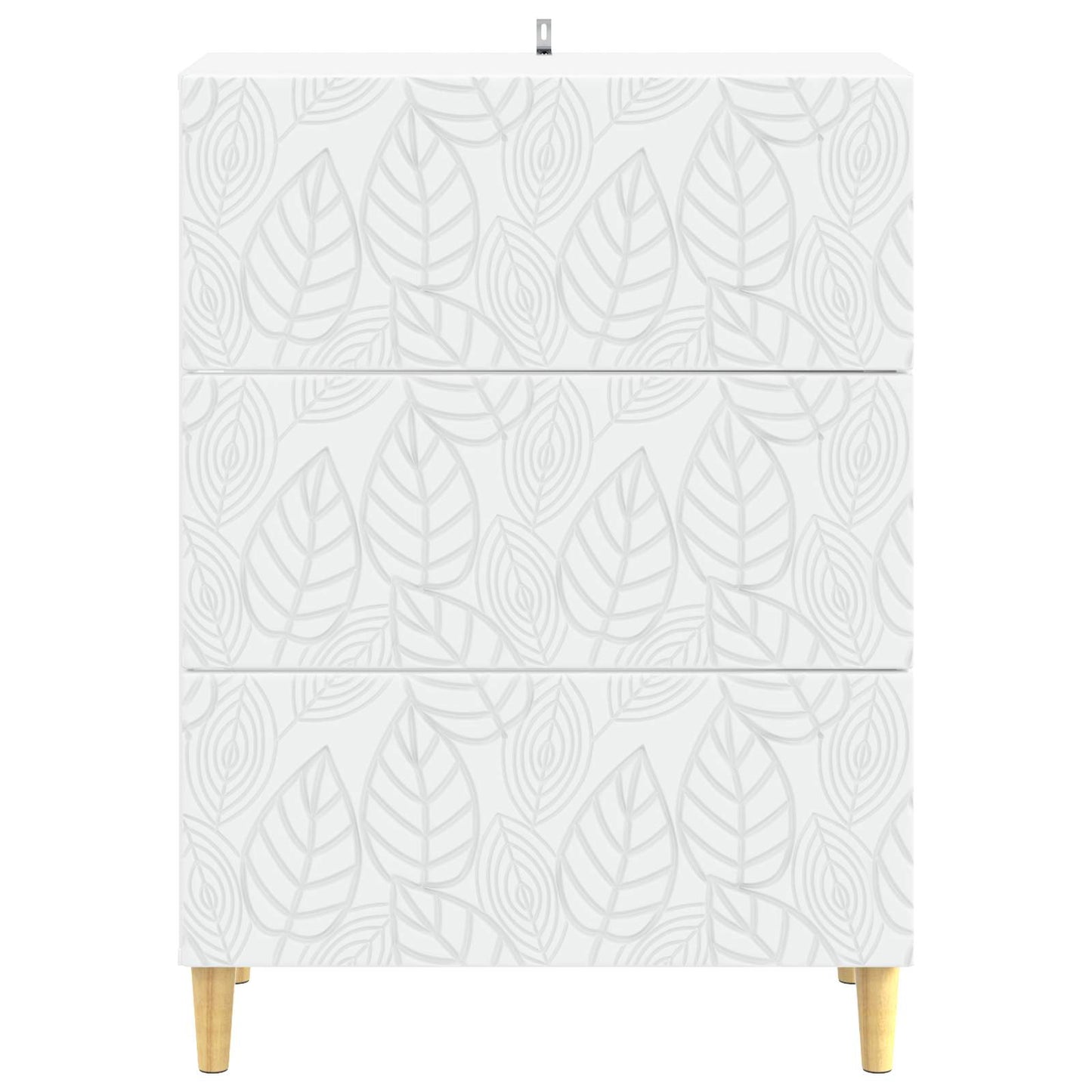 Skuffeskap Hvit 66 x 34,5 x 90 cm Konstruert tre
