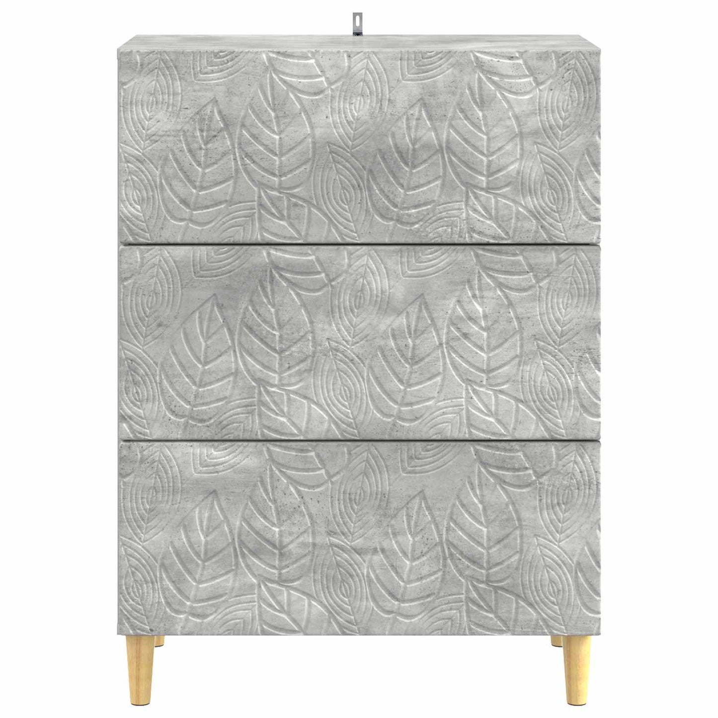 Skuffeskap Betonggrå 66 x 34,5 x 90 cm Konstruert tre