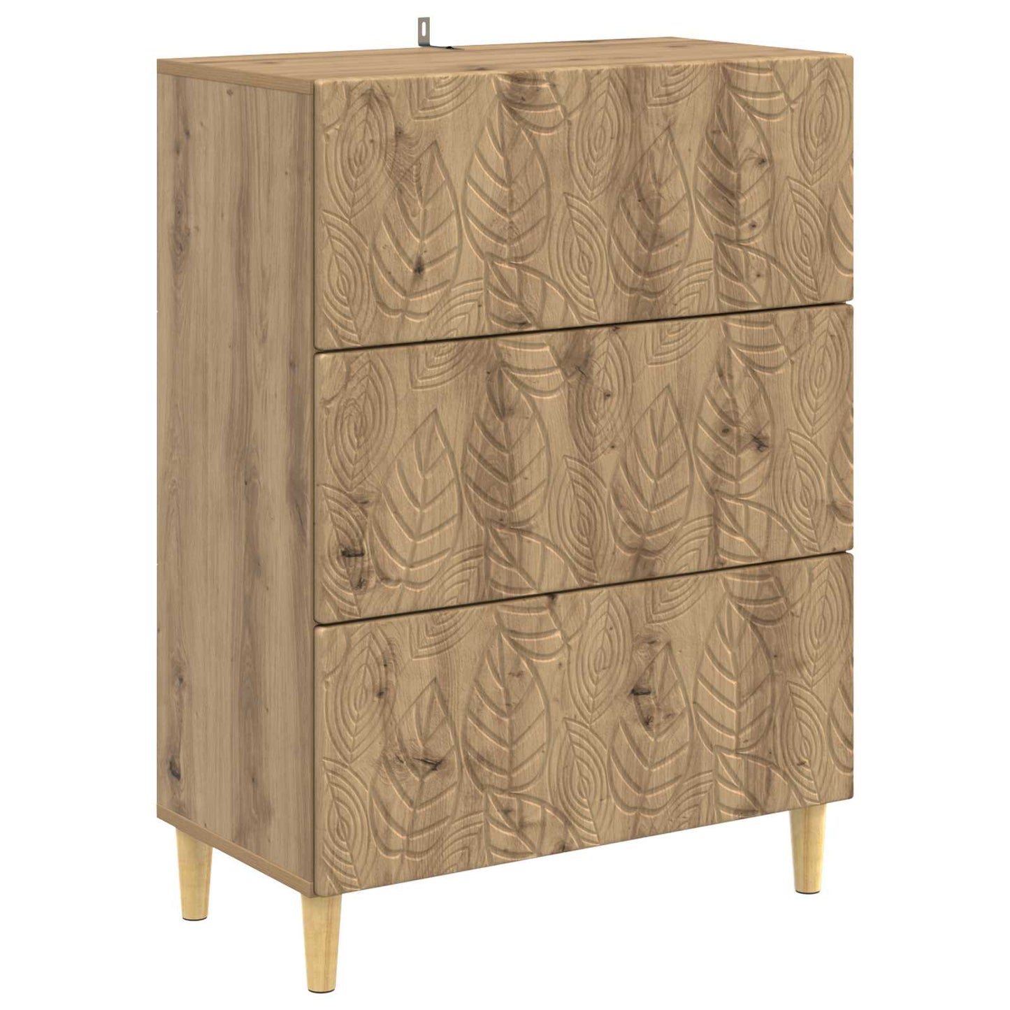 Skuffeskap 66 x 34,5 x 90 cm Konstruert tre Artisan eik