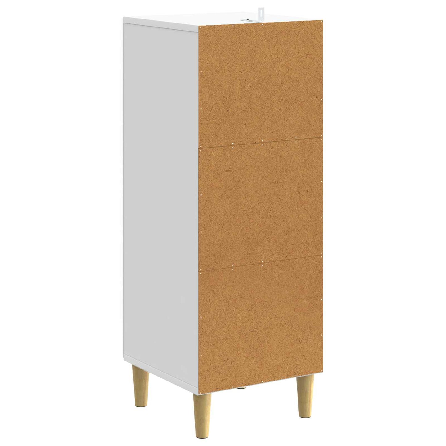 Skuffeskap Hvit 33 x 34,5 x 90 cm Konstruert tre