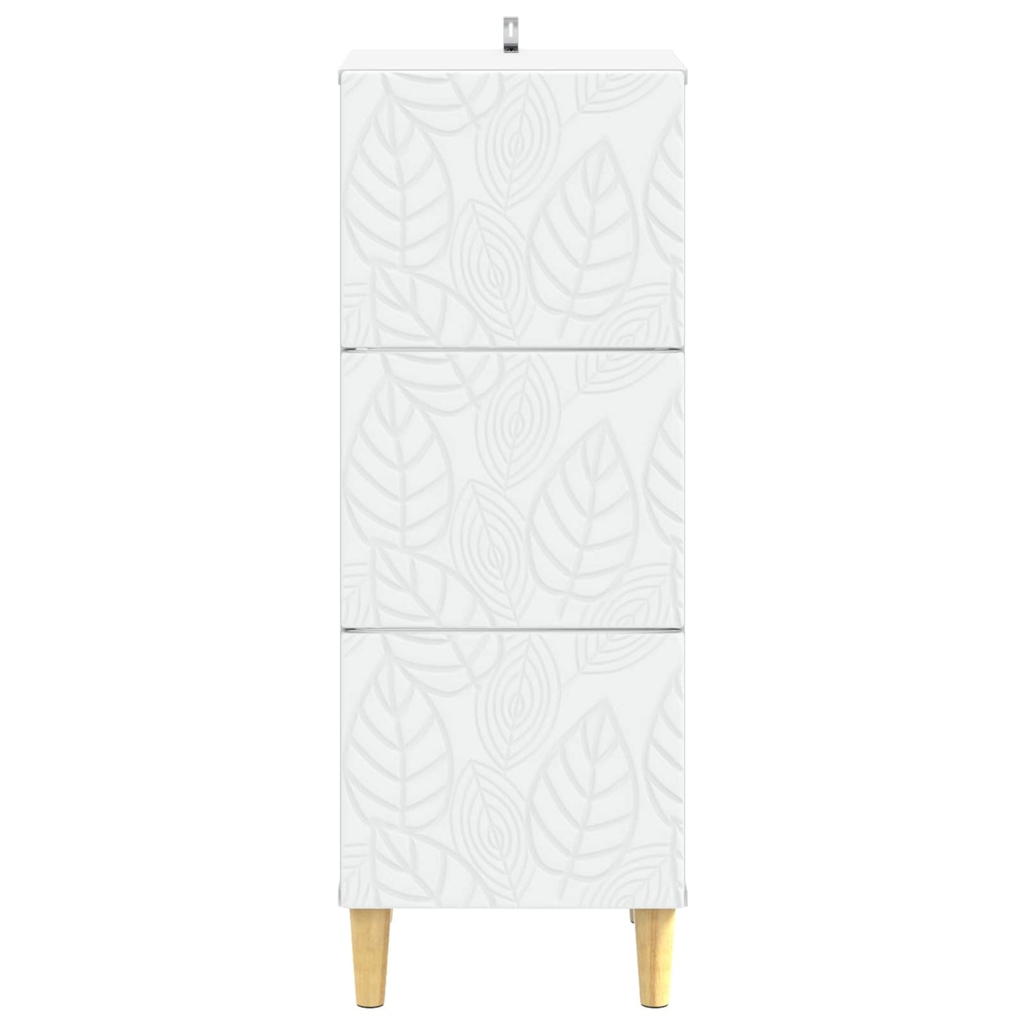 Skuffeskap Hvit 33 x 34,5 x 90 cm Konstruert tre