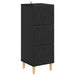 Skuffeskap Svart 33 x 34,5 x 90 cm Konstruert tre