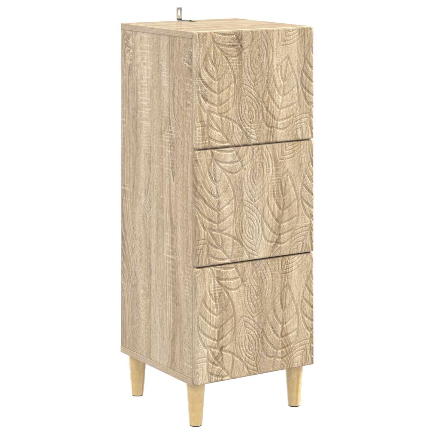 Skuffeskap Sonoma eik 33 x 34,5 x 90 cm Konstruert tre