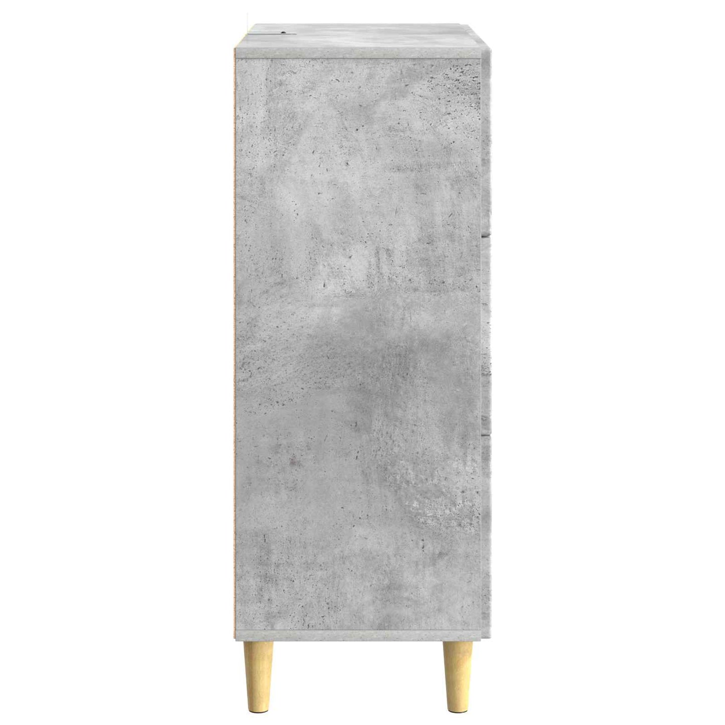 Skuffeskap Betonggrå 33 x 34,5 x 90 cm Konstruert tre