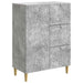 Serviesskap Betonggrå 66 x 34,5 x 90 cm Konstruert tre