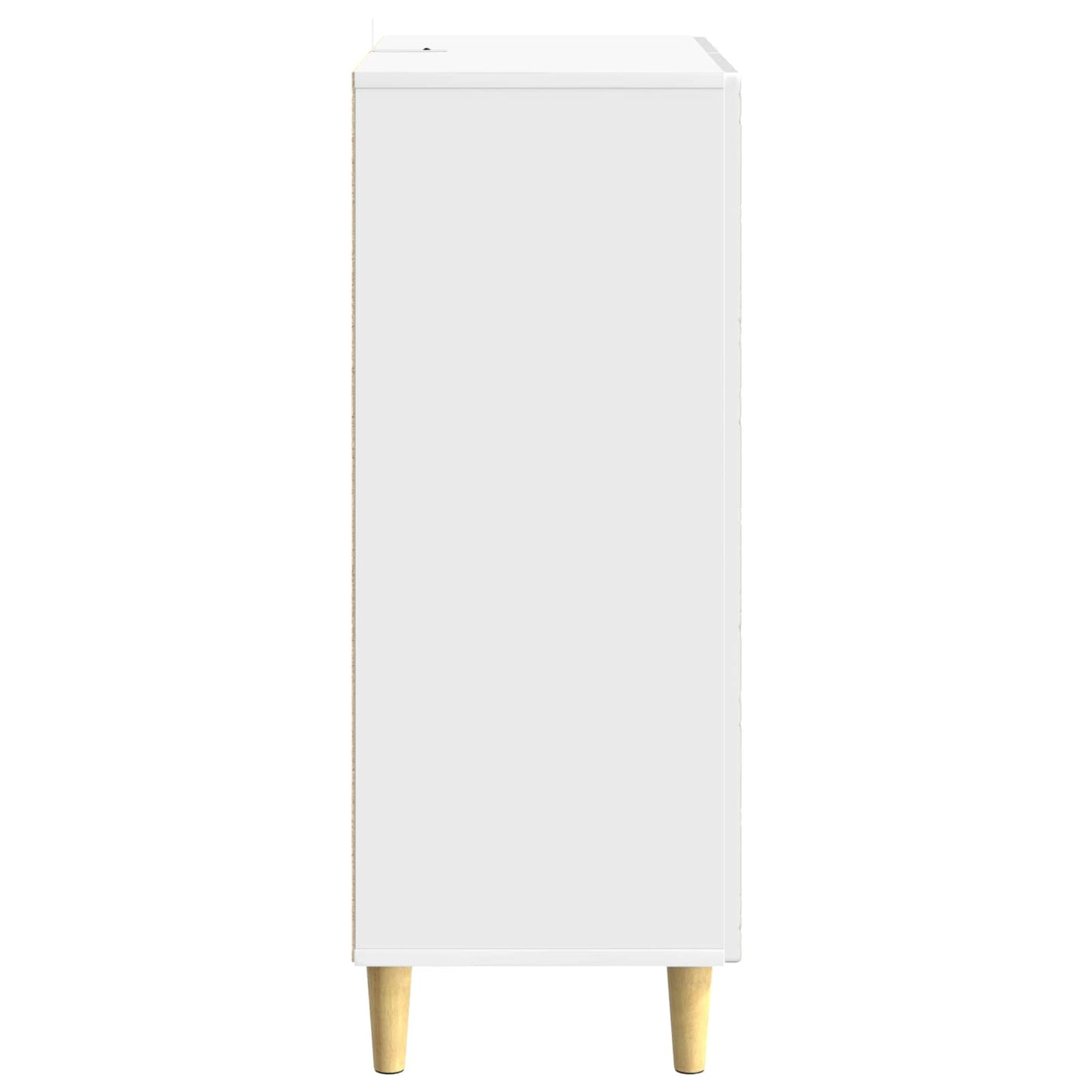 Serviesskap Høgglans hvit 66 x 34,5 x 90 cm Konstruert tre