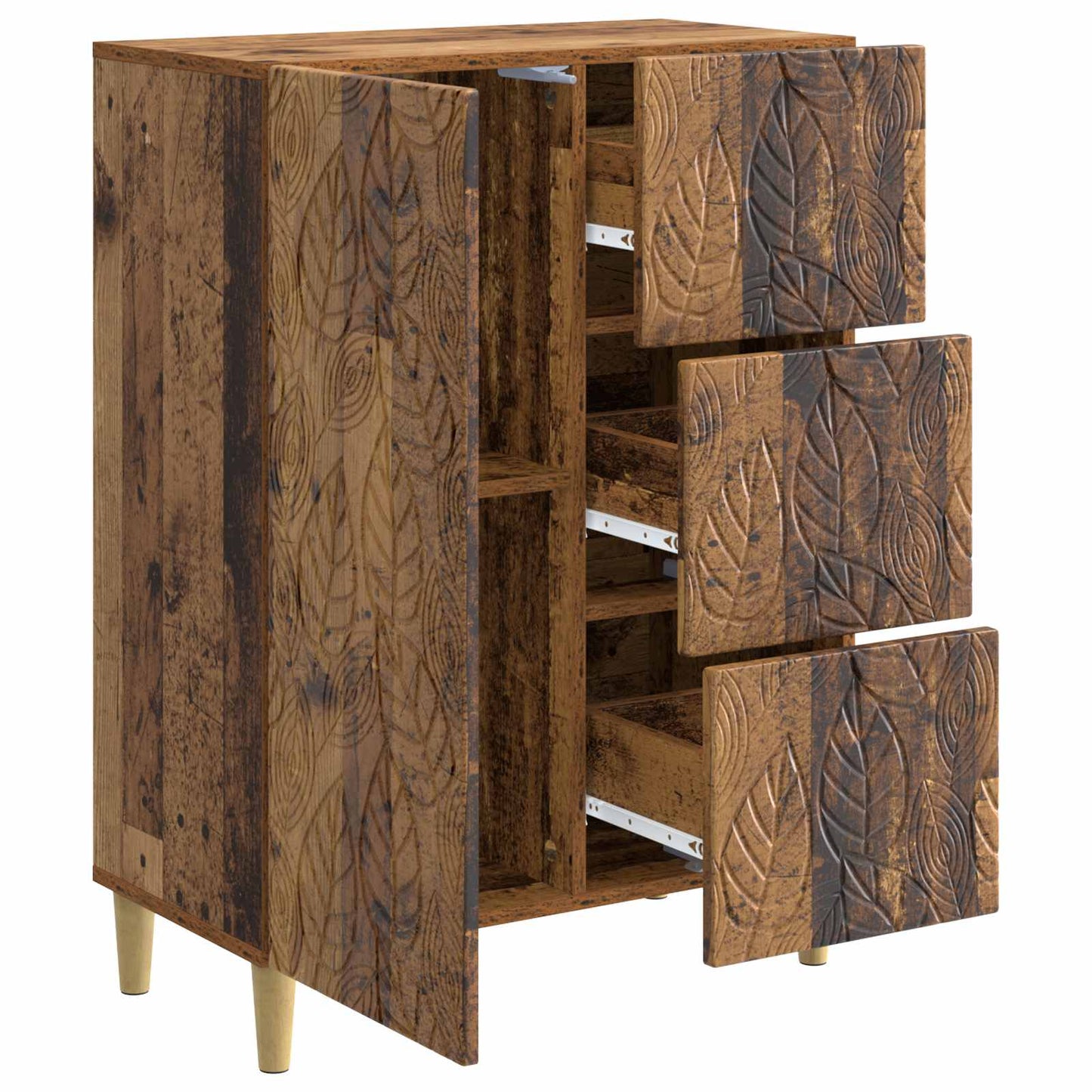 Serviesskap Gammelt tre 66 x 34,5 x 90 cm Konstruert tre