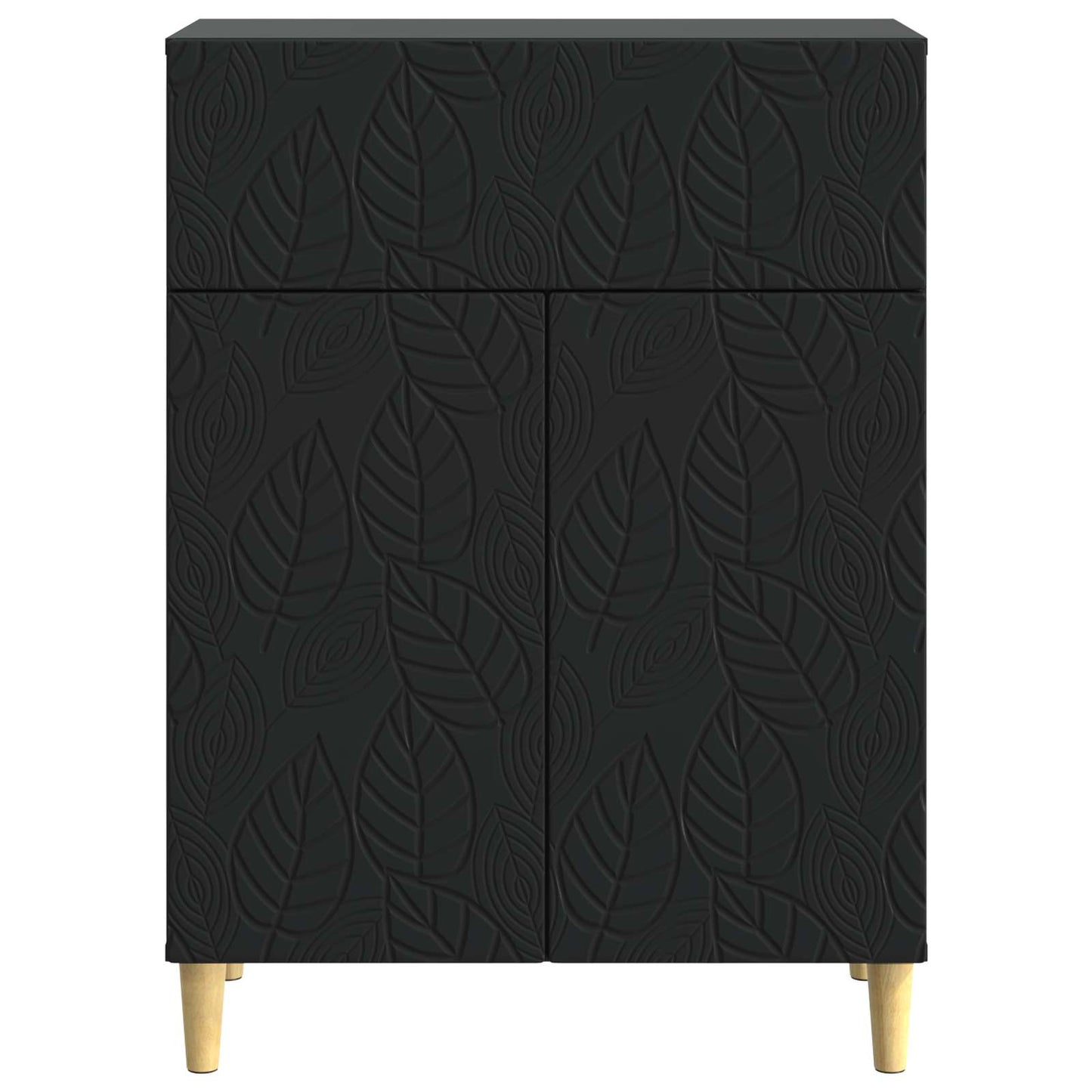 Serviesskap Svart 66 x 34,5 x 90 cm Konstruert tre