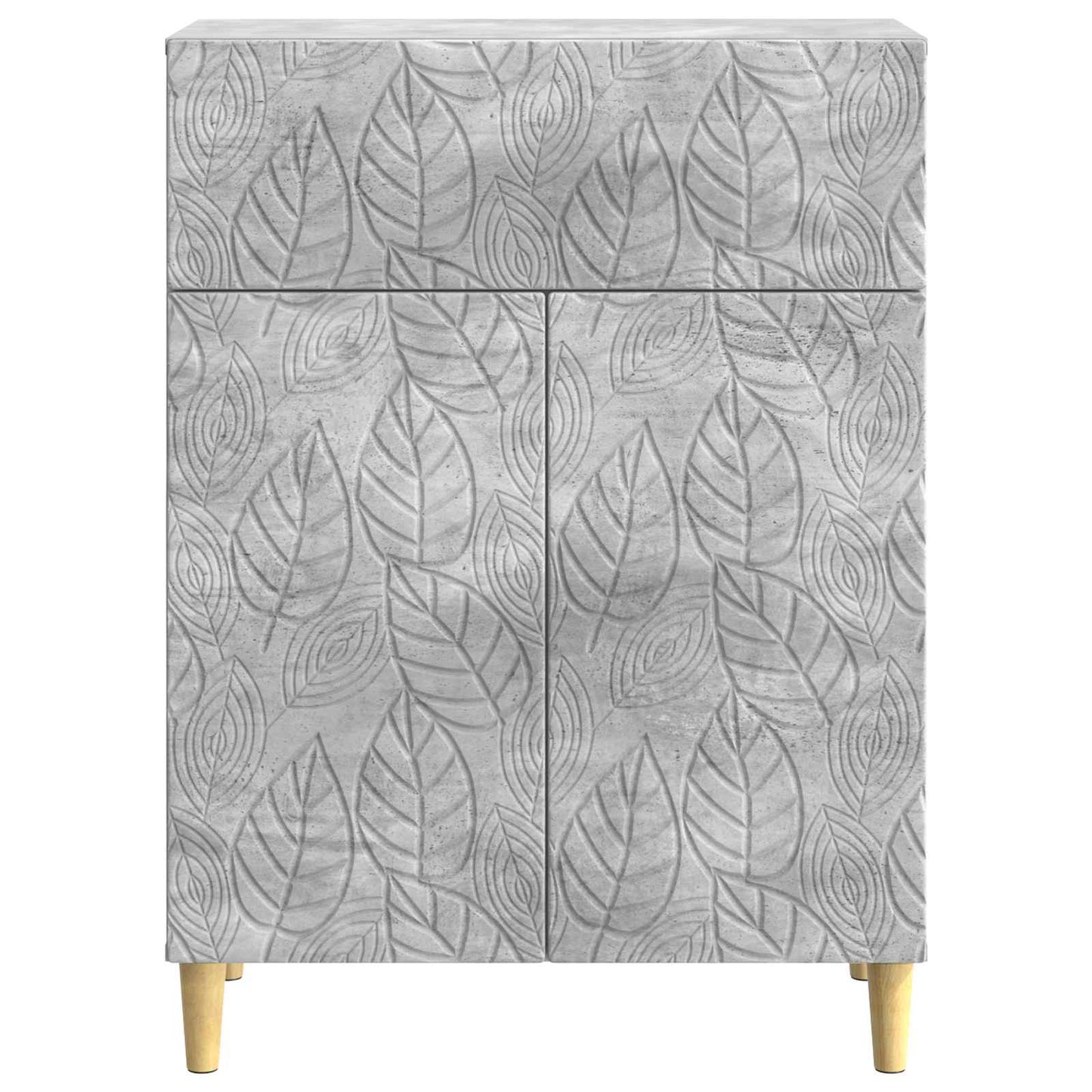 Serviesskap Betonggrå 66 x 34,5 x 90 cm Konstruert tre