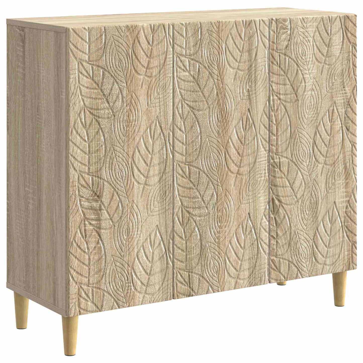 Serviesskap Sonoma eik 89 x 34,5 x 80 cm Konstruert tre