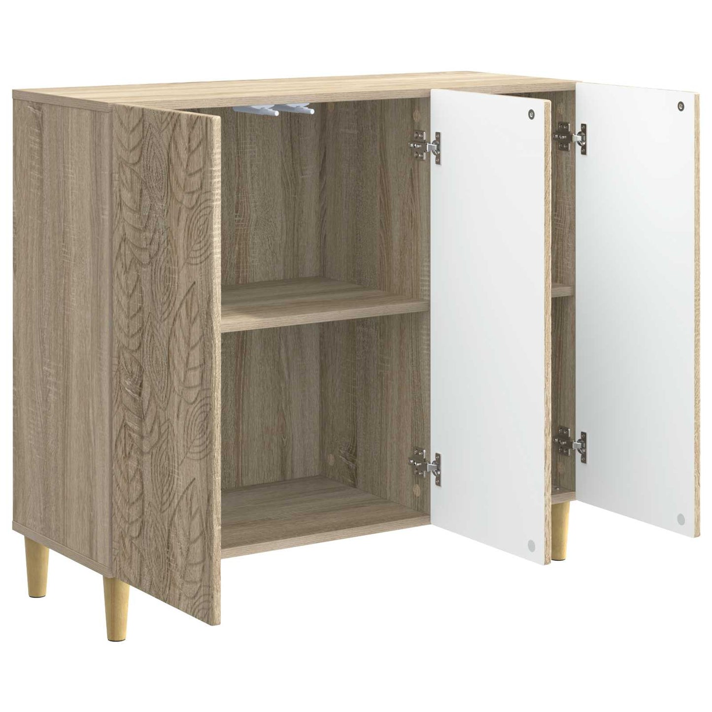 Serviesskap Sonoma eik 89 x 34,5 x 80 cm Konstruert tre