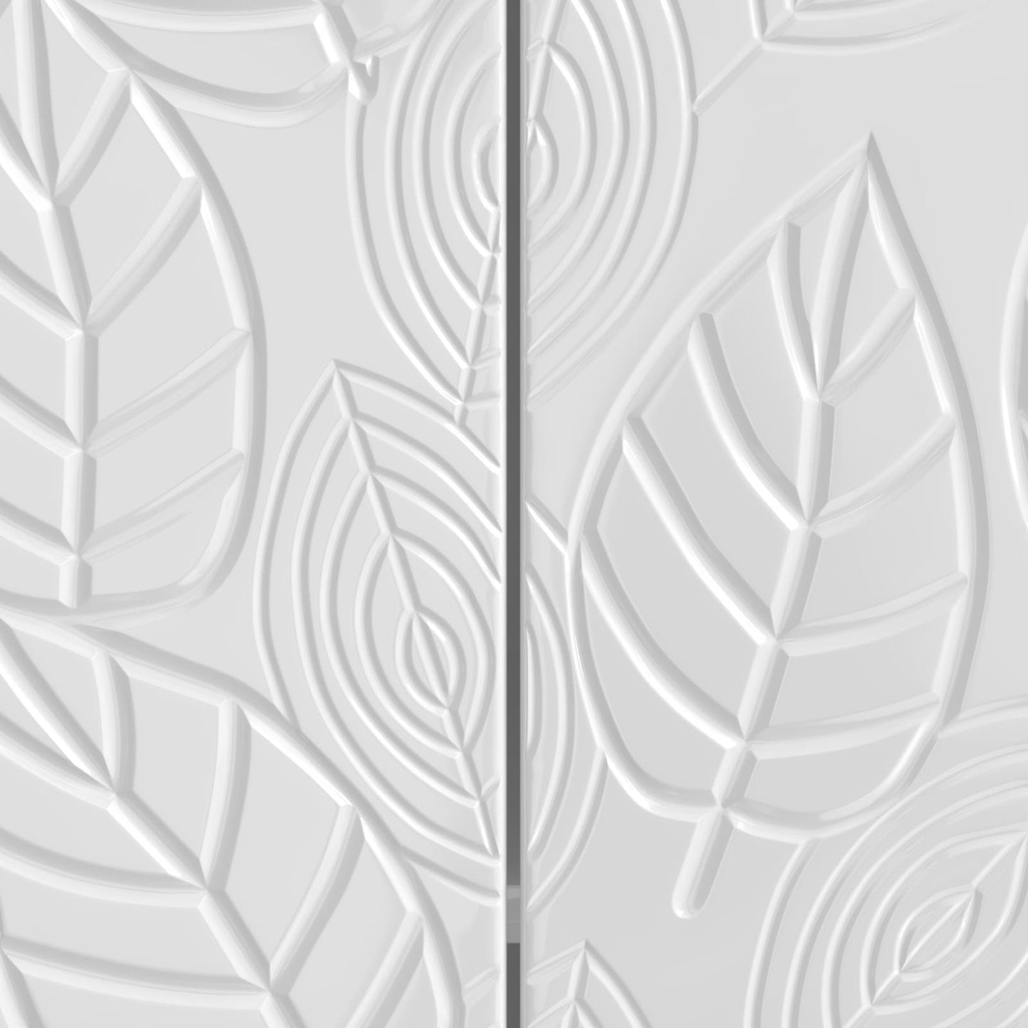 Serviesskap Høgglans hvit 89 x 34,5 x 80 cm Konstruert tre