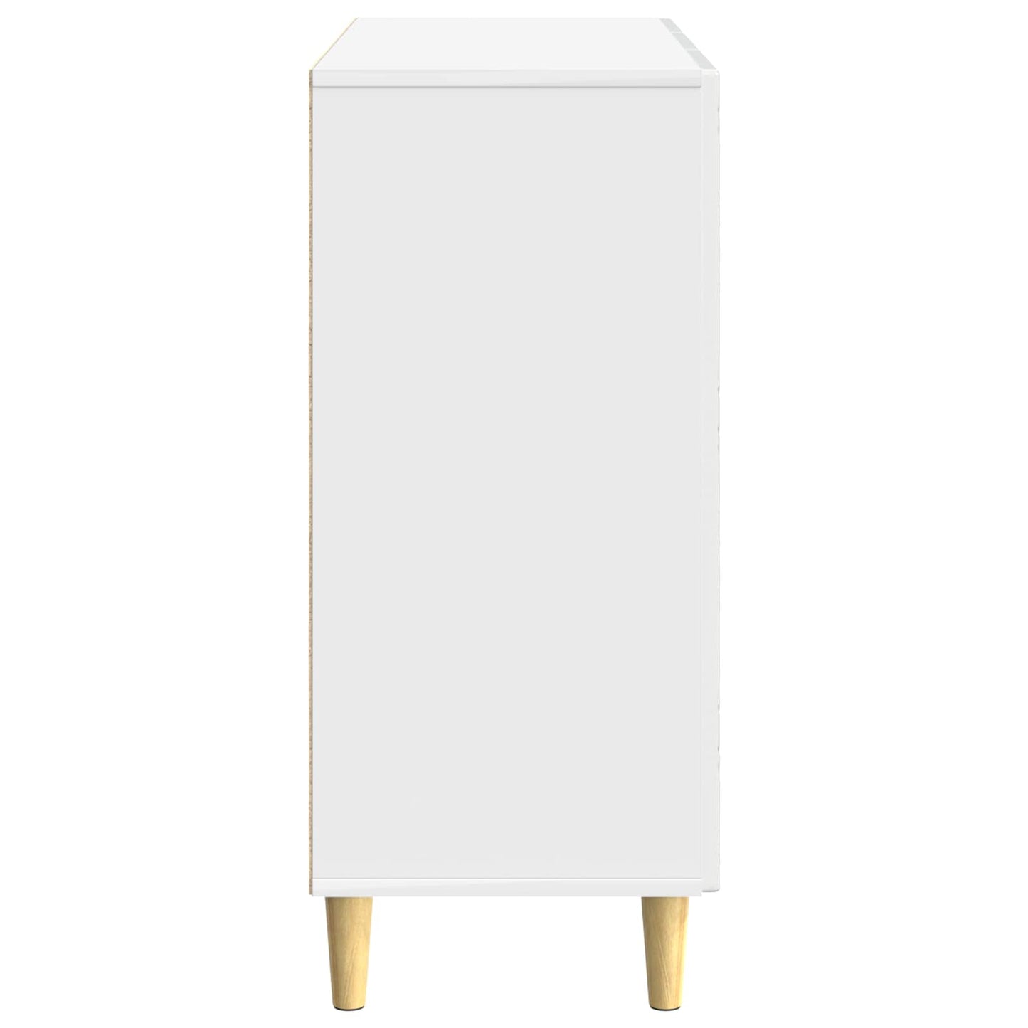 Serviesskap Høgglans hvit 89 x 34,5 x 80 cm Konstruert tre
