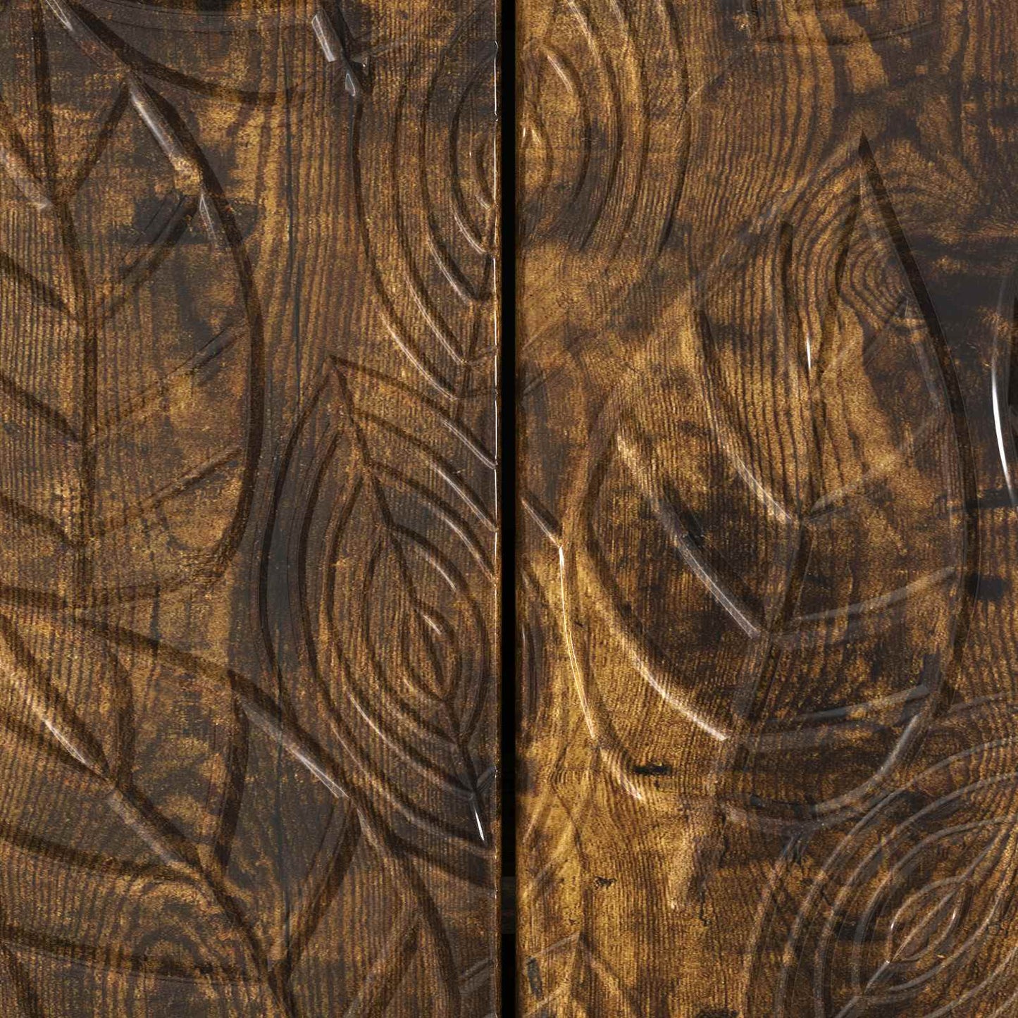 Serviesskap Røkt Eik 89 x 34,5 x 80 cm Konstruert tre
